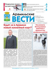 Арамильские вести № 48 (955) от 26 ноября 2014 г.